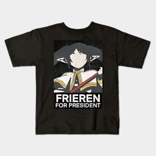 Frieren For President Sousou no Frieren Anime Aesthetic Meme SNF-180 Kids T-Shirt